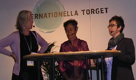 Jujja Wieslander, Pich Proeung och Anna Mattsson p&aring; Bok & Bibliotek 2009