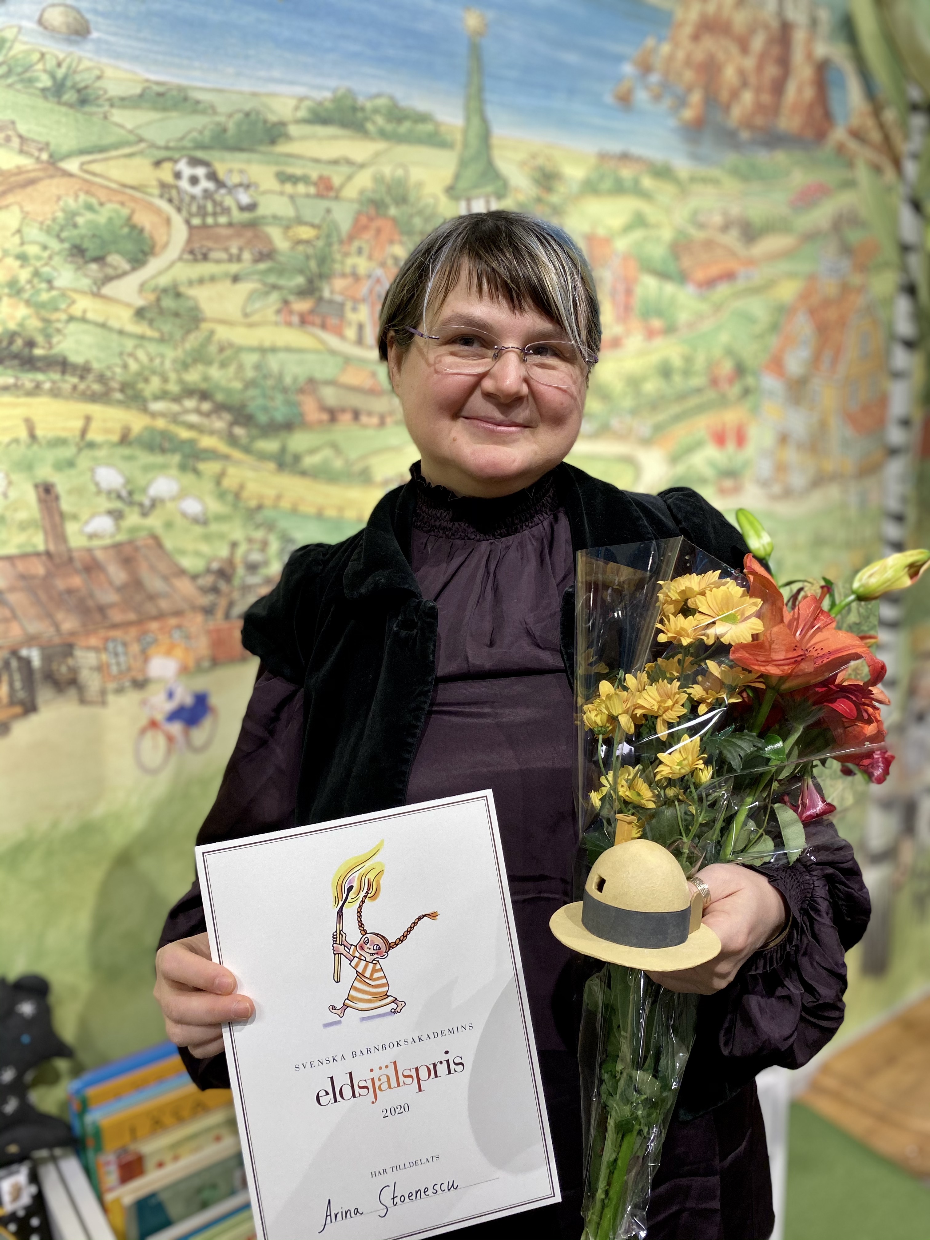 Arina Stoenescu, mottagare av Eldsj&auml;spriset 2020.