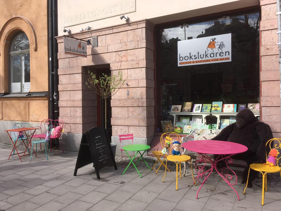 Bokhandeln Bokslukaren i Stockholm